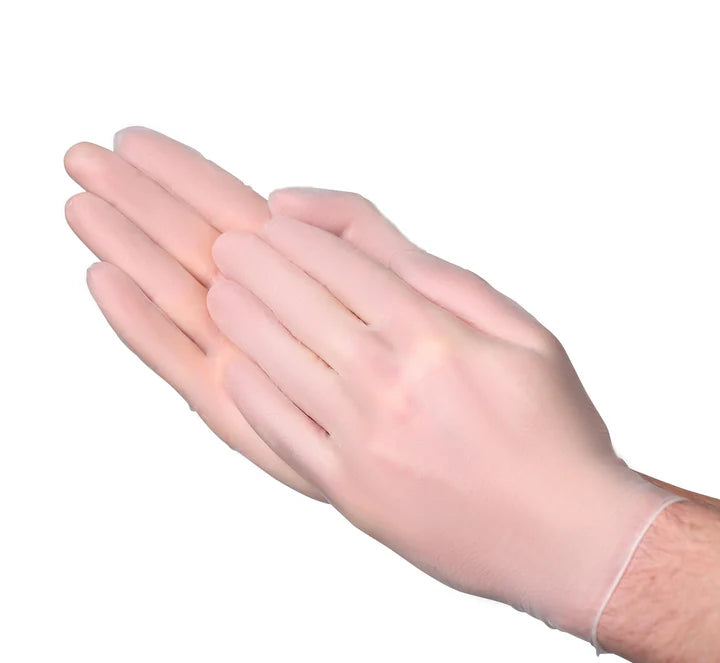 Vanguard A21 Powder Free 4 mil Clear Vinyl Exam Gloves