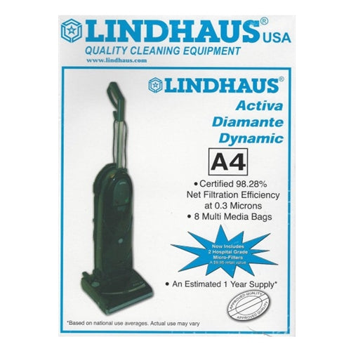 Lindhaus A4 Vacuum Bags, 8 pack