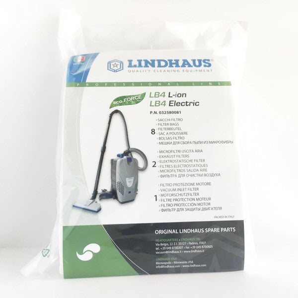 Lindhaus LB4 Vacuum Bags, 8 pack