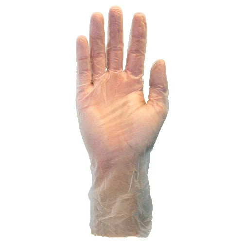 Safety Zone Powder Free Clear Vinyl General Purpose Gloves