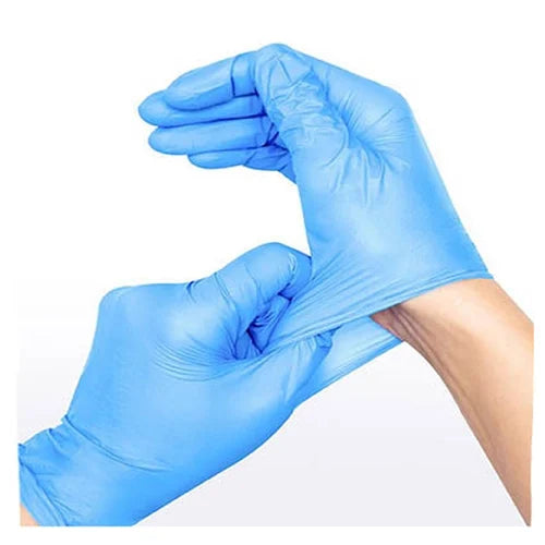 Intco Synmax Nitrile-Vinyl Powder Free 4 mil Blue Exam Gloves