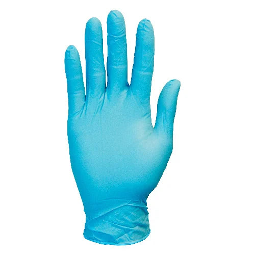 Safety Zone Powder Free Blue Nitrile Exam Glove, Small