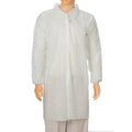 White Button-Up Isolation Gown