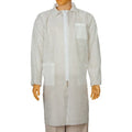 White Zip-Up Isolation Gown