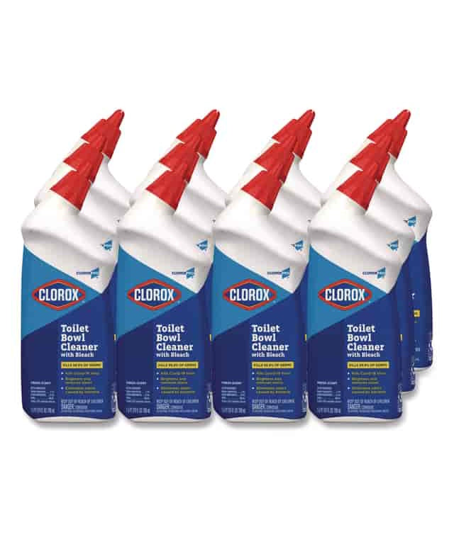 Clorox Pro Toilet Bowl Cleaner w/ Bleach, Fresh Scent, 24 fl oz