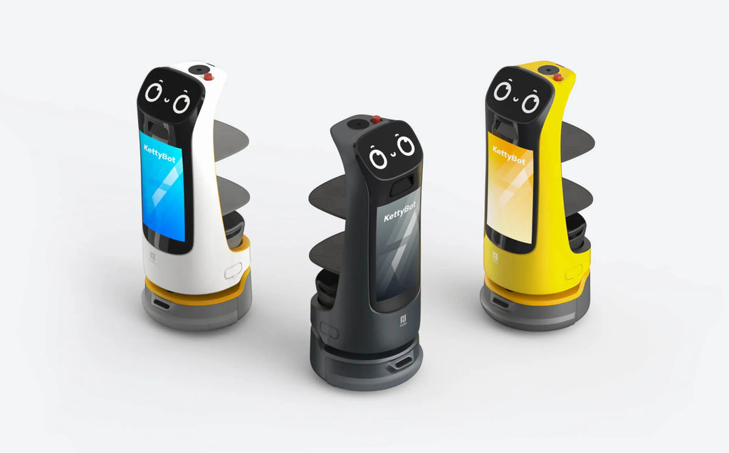 PUDU Robotics KettyBot Pro Delivery & Reception Robot w/ Ad Display